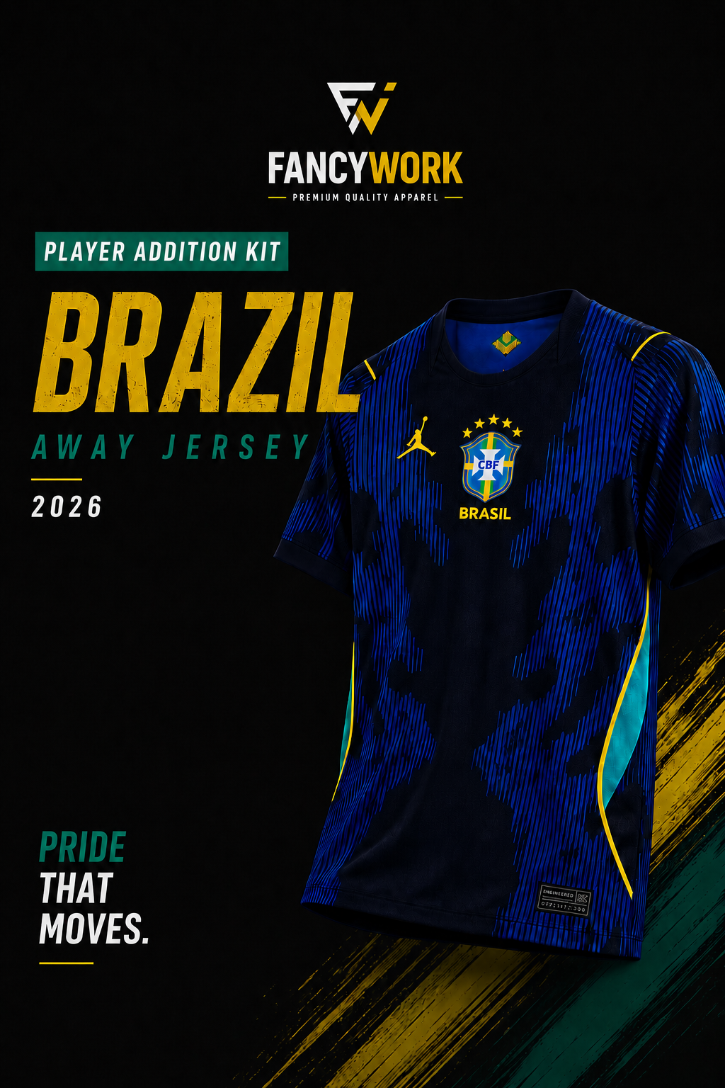 brazil 2026 away jersey – authentic player edition brazil 2026 away jersey – authentic player edition